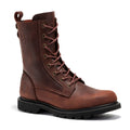 ROCKROOSTER Mantua Men's 8 inch Zip-sided Soft Toe Lug Sole Work Boots